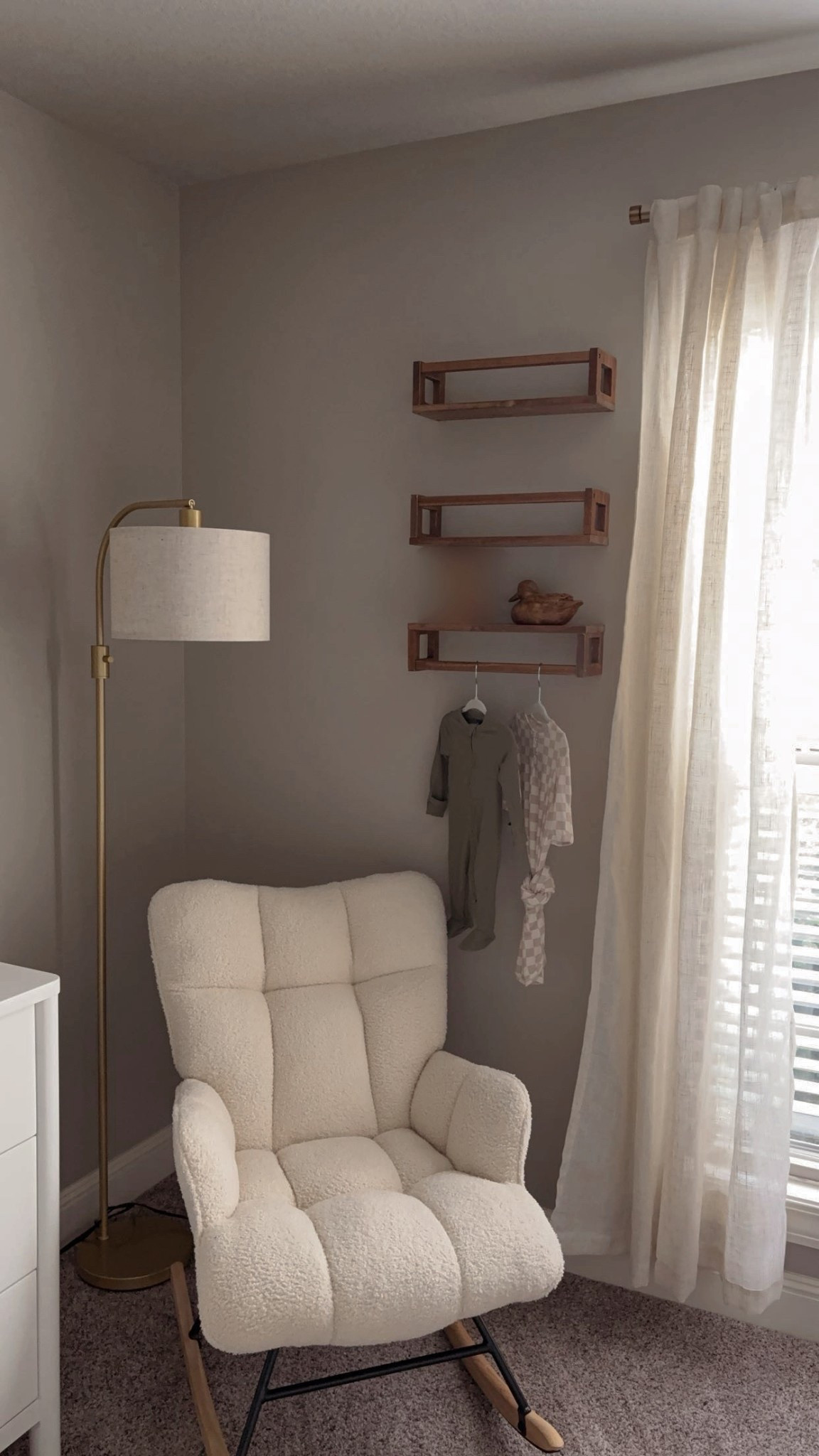 Baby boy’s cozy nursery corner 🤍🥹

#LTKBaby #LTKHome