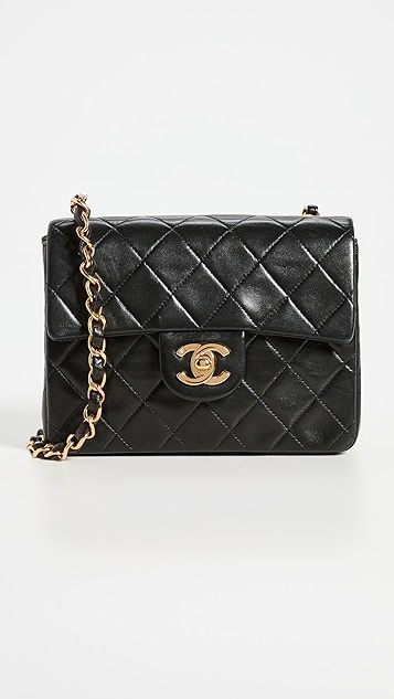 Chanel Black Half Flap Mini Bag | Shopbop