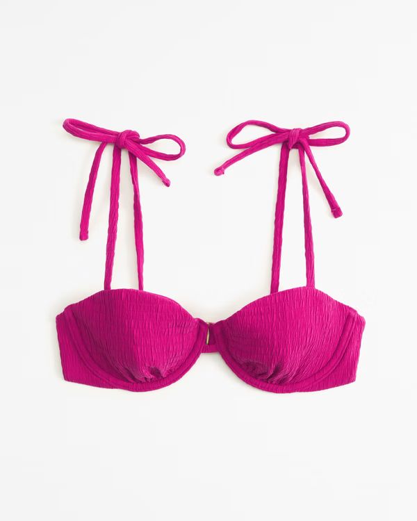 Tie-Strap Underwire Bikini Top | Abercrombie & Fitch (US)