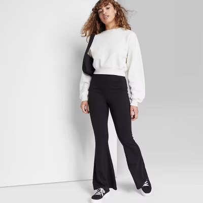 Women's Pull-On Knit Flare Pants - Wild Fable™ | Target