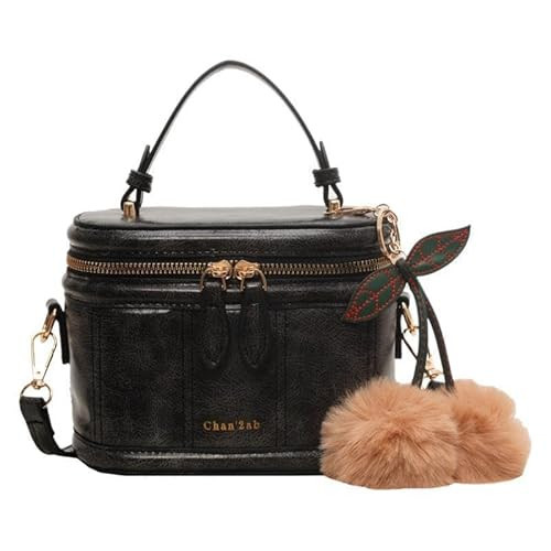 Box Water Bucket Bag Handheld Stylish Designer Crossbody Bag for Women Black Purses Unique Fashionable Tote Purse Perfect for Everyday Use Chic and Elegant Accessory Ideal for Any Occasion,Black | Amazon (US)