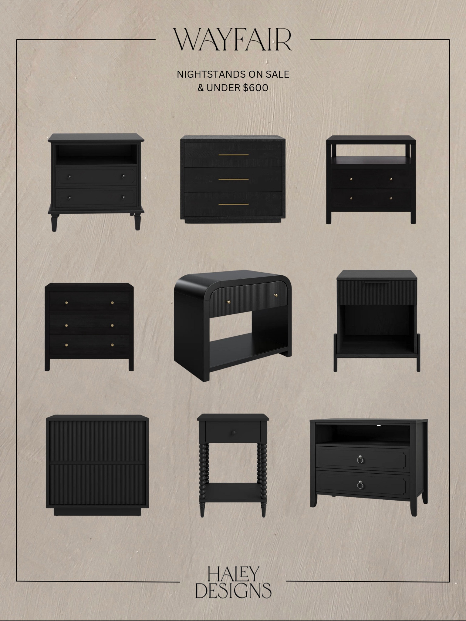 Wayfair is having a huge sale for Cyber Monday and each of these pretties is available and under $600! 

home decor, furniture, bedroom furniture, nightstands, night stands, side tables, end tables, modern furniture, black furniture

#LTKHome #LTKCyberWeek #LTKSaleAlert