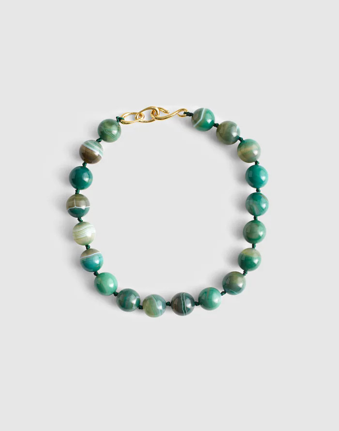 Semiprecious Oversized Beaded Choker Necklace | Madewell