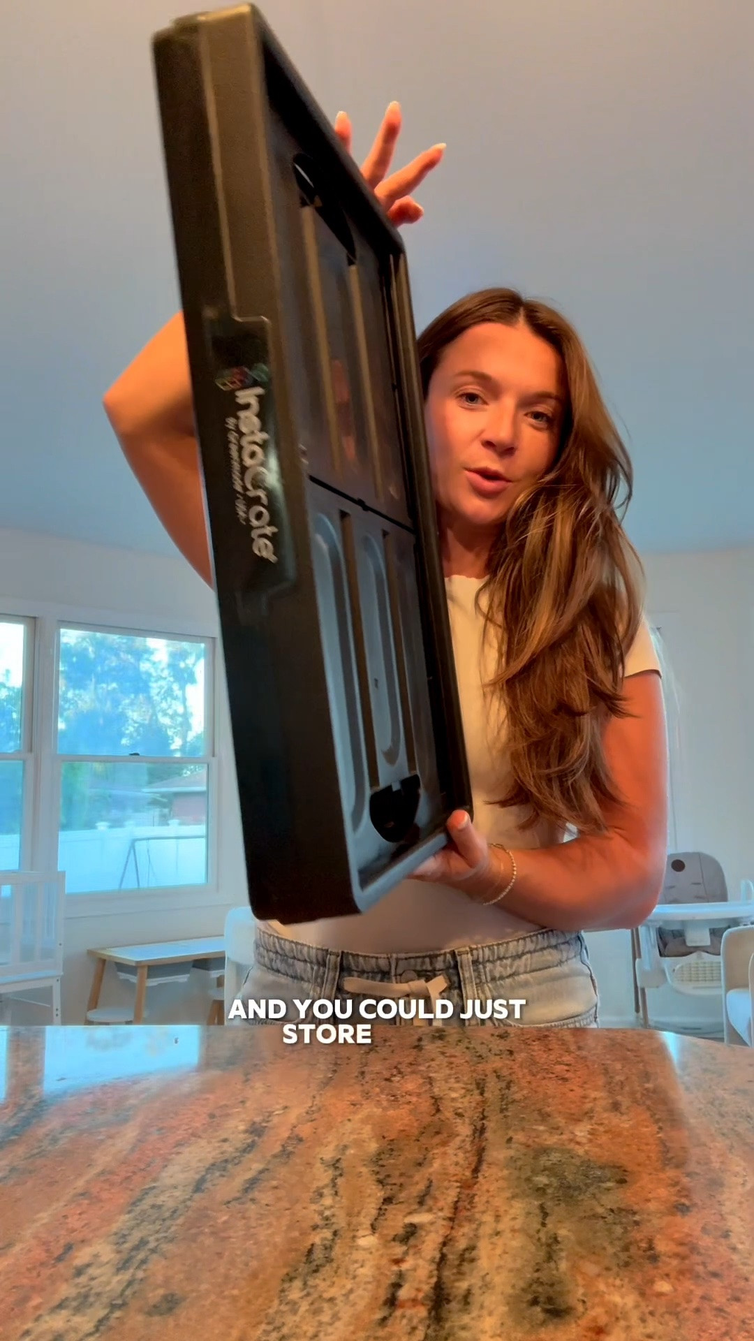 Love this collapsable bin for groceries. I put it in my cart when I have to grab a few things and fill it so I don’t need bags and it’s easy to carry into the house

#LTKmomlife #LTKvlog