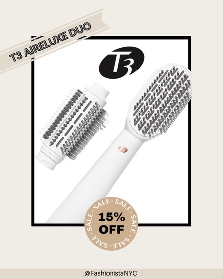 SAVE 15% off on the Hair Tool I use every day!!! Love ❤️ the T3 AireBrush- Keeps my ends turned under - Almost all the T3 products are now on SALE!!! 
Great Gift 🎁 
Hair Tools - Blow Dryer - Hair Brush - Beauty 

Follow my shop @fashionistanyc on the @shop.LTK app to shop this post and get my exclusive app-only content!

#liketkit #LTKGiftGuide #LTKbeauty #LTKsalealert
@shop.ltk
https://liketk.it/4jtAq