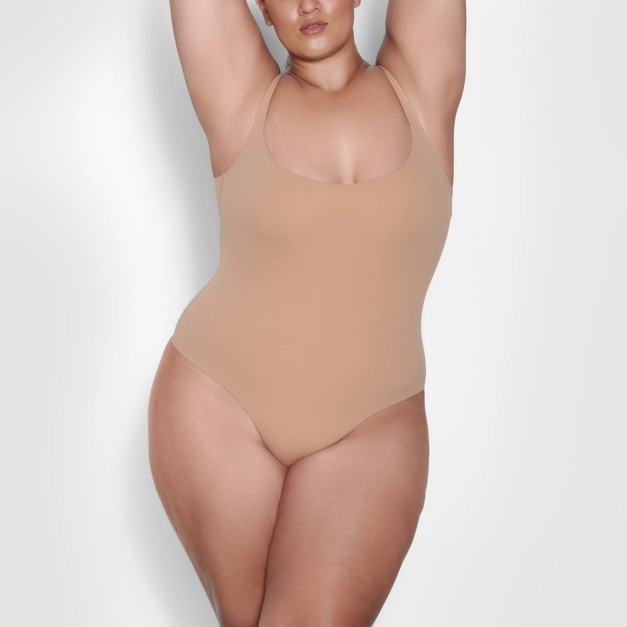 SKIMS Square Neck Bodysuit | Medium Neutral | 3XL | Fits Everybody | SKIMS (US)
