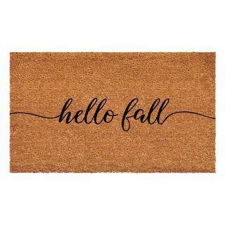 Hello Fall Doormat, 30" x 48" | The Home Depot