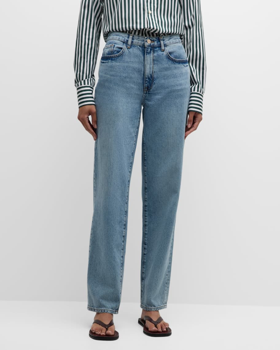 Triarchy Birkin Mid-Rise Straight-Leg Jeans | Neiman Marcus