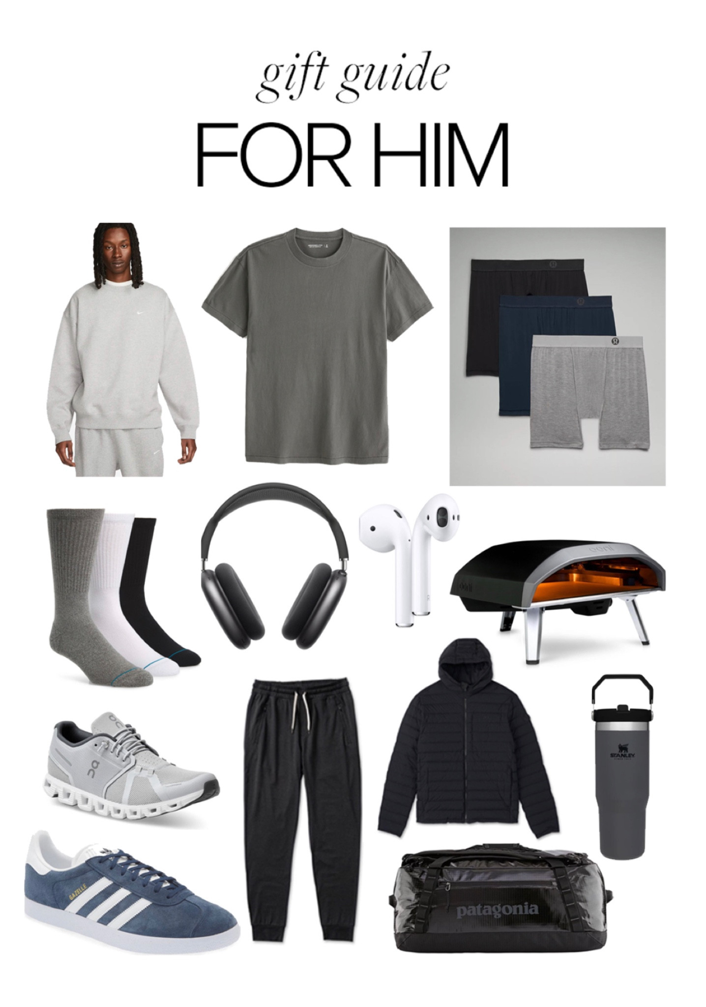 Gift guide for him!

#LTKHoliday #LTKGiftGuide #LTKSeasonal