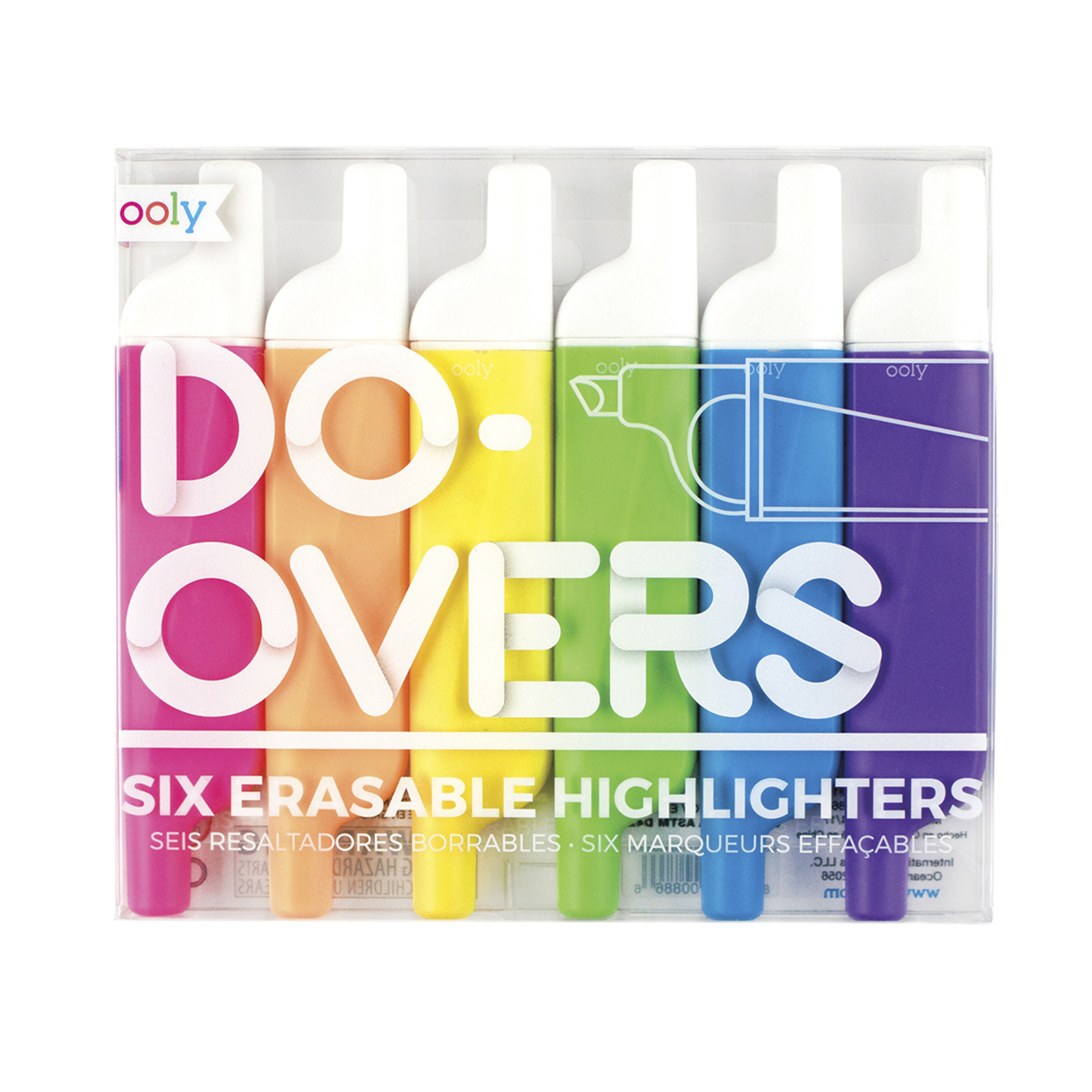 Do Overs Erasable Highlighters 6 Pack | World Market