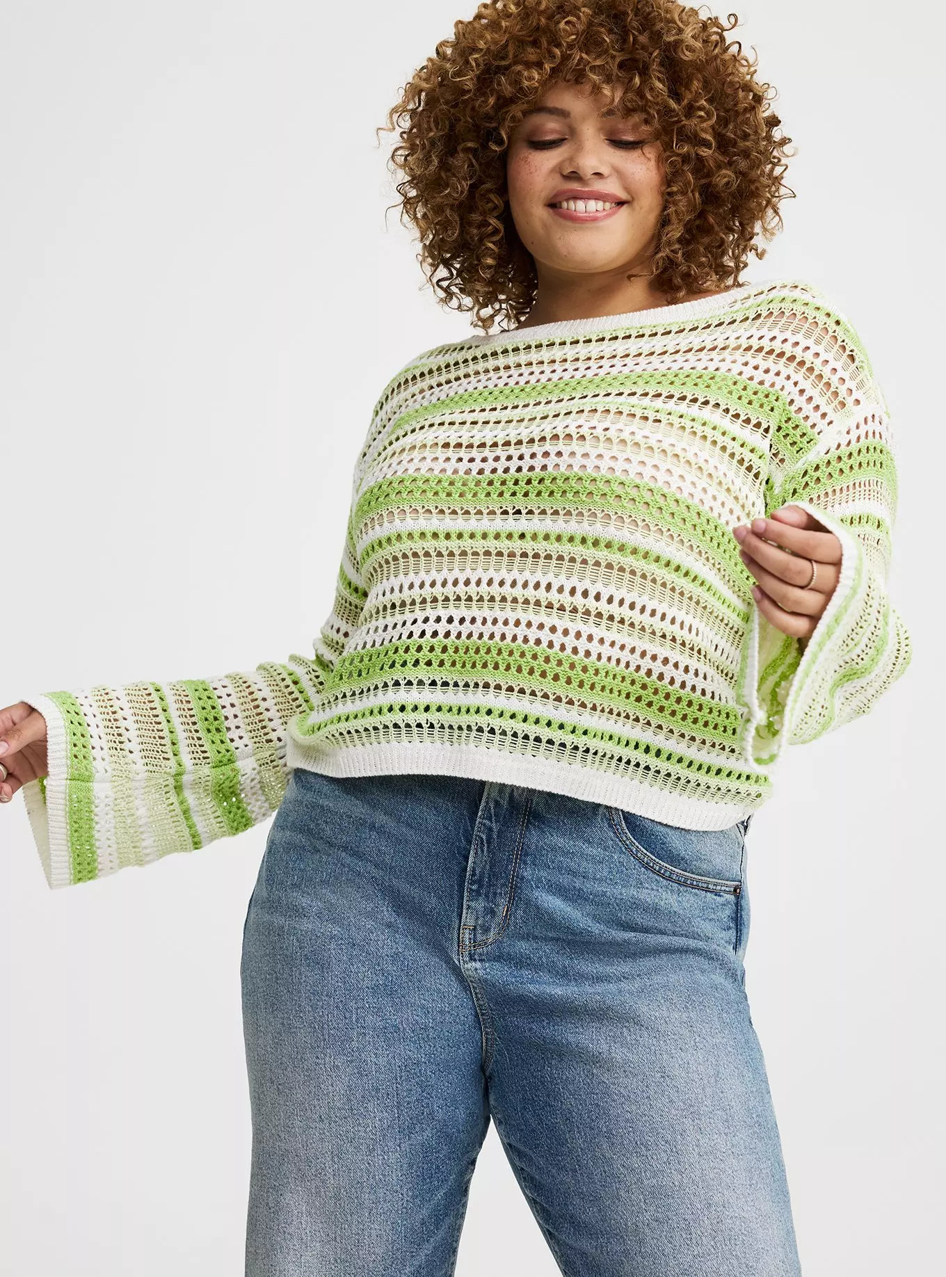 Wide Sleeve Crop Sweater | Torrid (US & Canada)