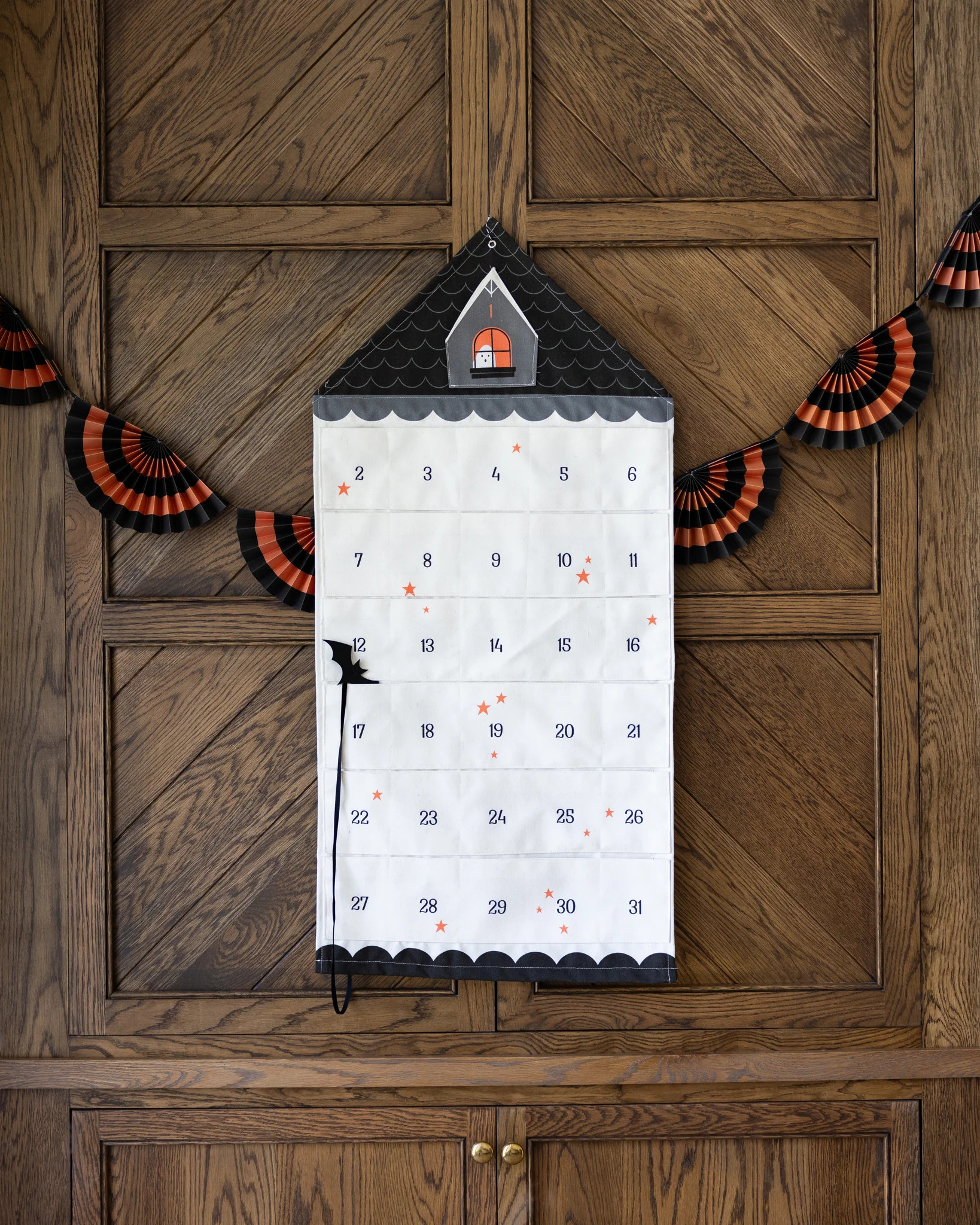 Countdown to Halloween Canvas Pocket Advent | My Mind's Eye