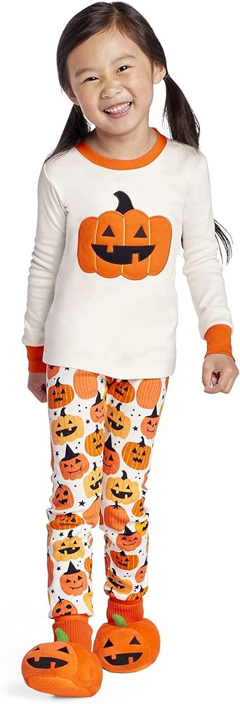 Gymboree Gymmie Long Sleeve and Pant Cotton 2-Piece Pajama Sets, Big Kid, Toddler | Amazon (US)