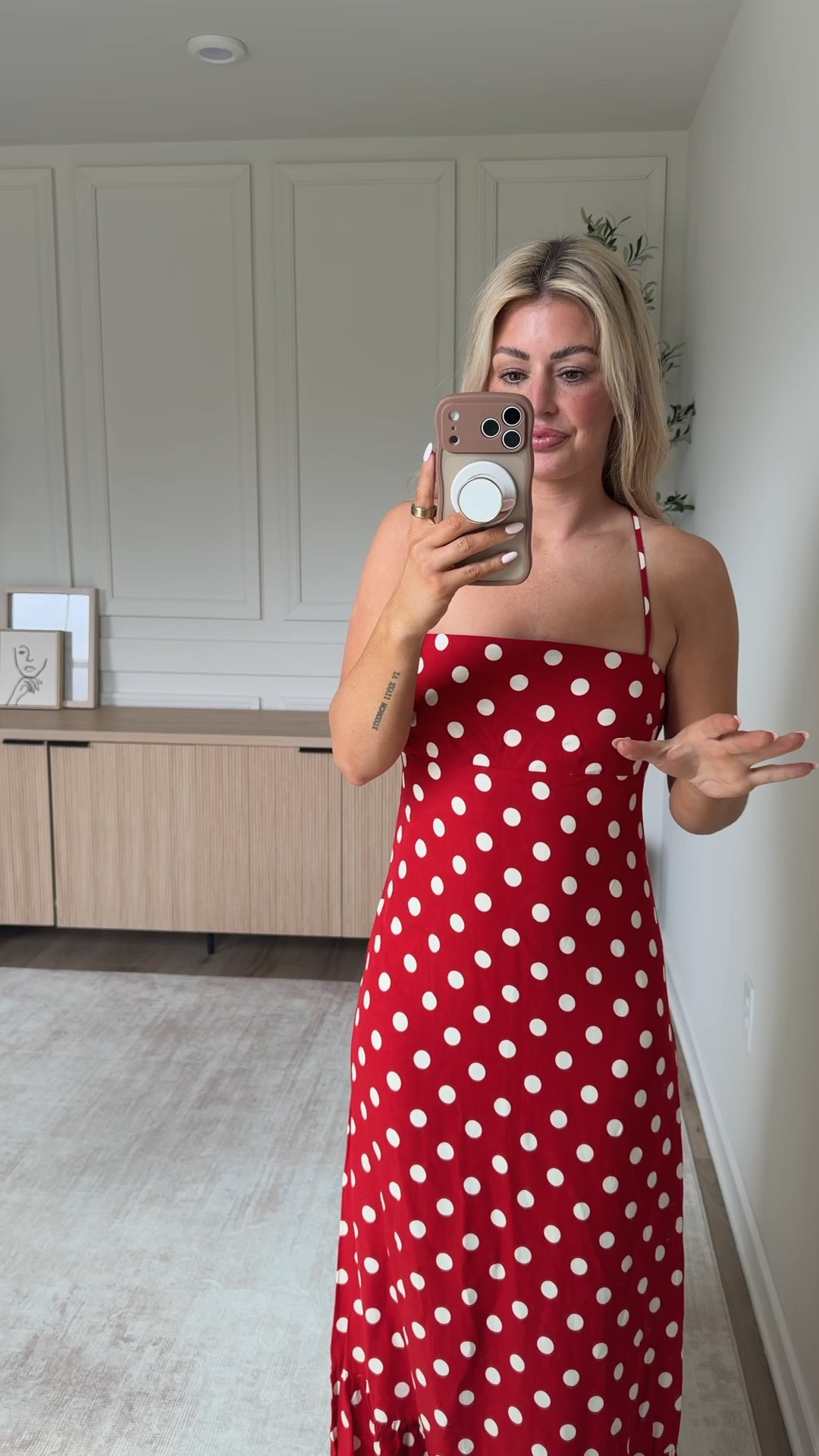 Red maxi polka dot moment ❤️ the perfect Memorial Day outfit — effortless, flattering, and so easy to dress up or down. Pair it with sandals for daytime or wedges for a night out 🇺🇸✨

Memorial Day outfit, red dress outfit, Target style, Target dress, maxi dress outfit, polka dot dress, summer outfit ideas, patriotic outfit, 4th of July outfit inspo, casual chic mom style, comfy summer dresses, vacation outfit, beach dinner outfit, affordable fashion finds, Target fashion haul, mom friendly outfits, easy summer style, everyday outfit inspo, warm weather outfits, red white and blue outfit ideas

#LTKmomlife #LTKFestival #LTKootd