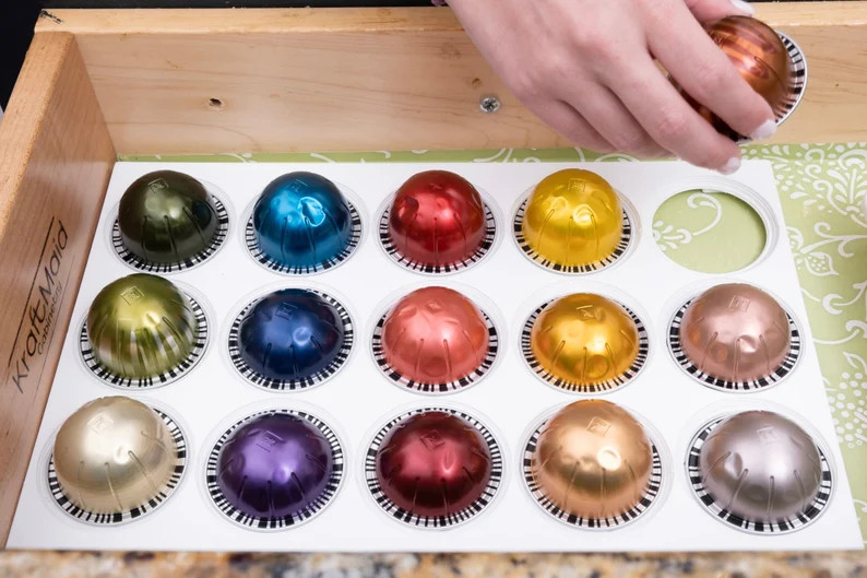 Custom Coffee Capsule Drawer Organizer Pod Holder Kitchen | Etsy | Etsy (US)