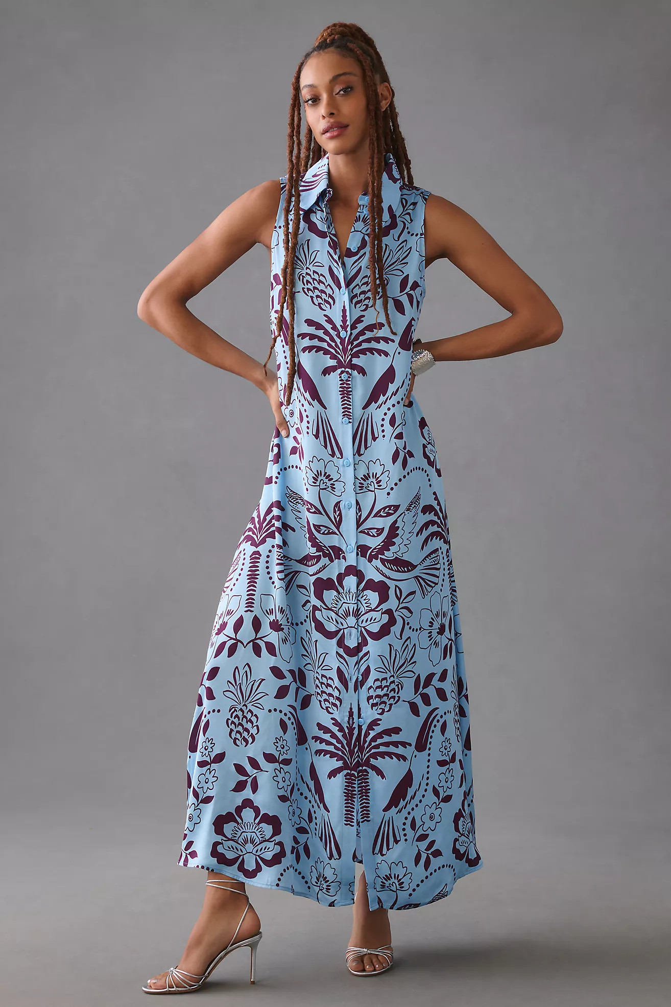 Corey Lynn Calter Sleeveless Shirt Dress | Anthropologie (US)