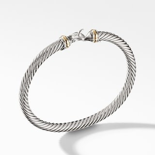 Cable Classic Collection® Buckle Bracelet with 18K Yellow Gold | David Yurman
