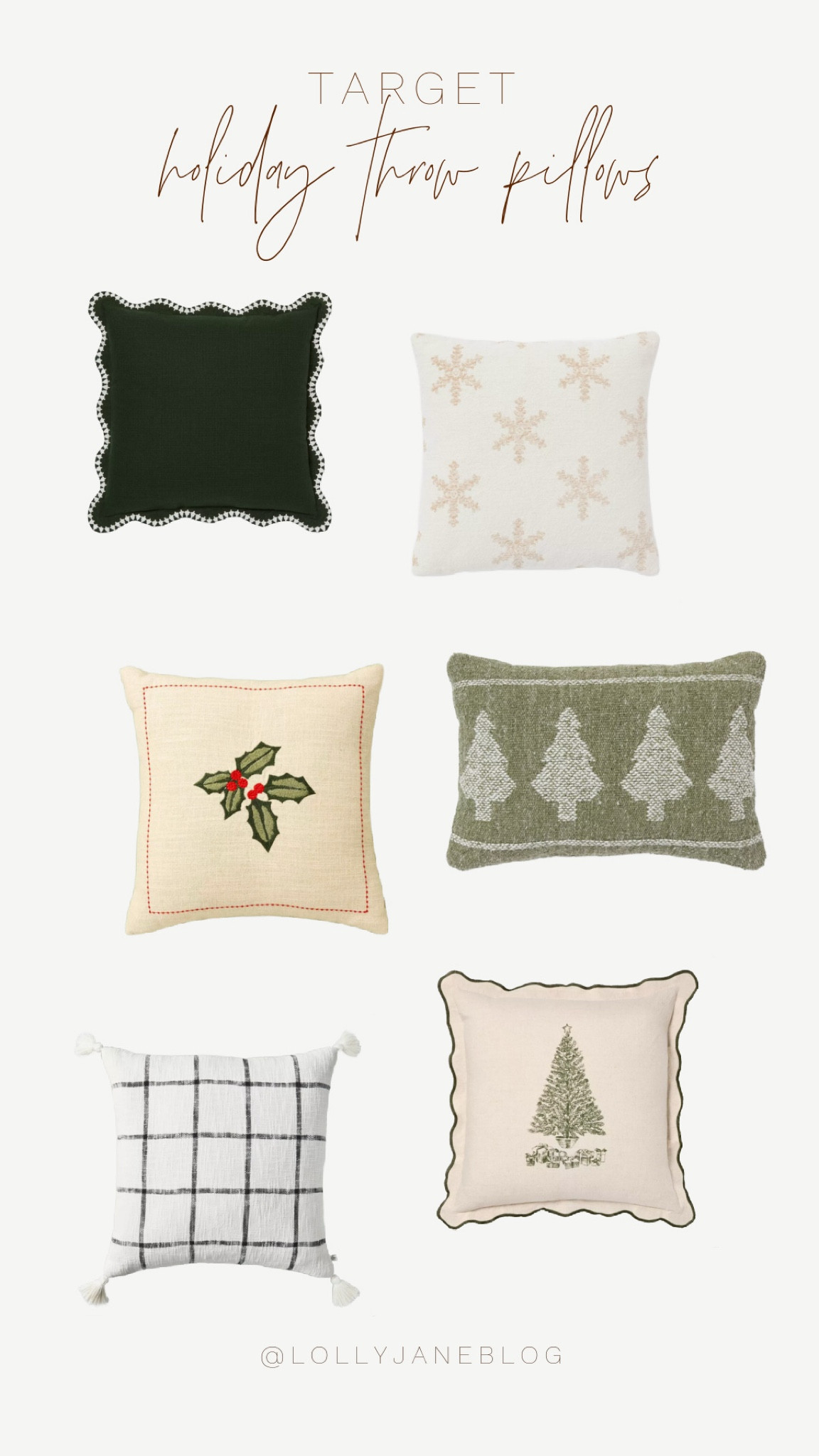Target holiday throw pillows! 🎄

Add a festive touch to your home with these adorable holiday throw pillows! Whether it's a cozy Christmas tree design, vibrant holiday colors, or a sweet mistletoe moment, these pillows bring all the charm and cheer you need this season. 🎅

Perfect for your couch, bed, or as a thoughtful gift for someone special! Bring home the magic of Christmas in every detail. 🎄✨

#HolidayDecor #ChristmasVibes #CozyChristmas #MerryAndBright #FestiveFinds

#LTKSeasonal #LTKHoliday #LTKGiftGuide