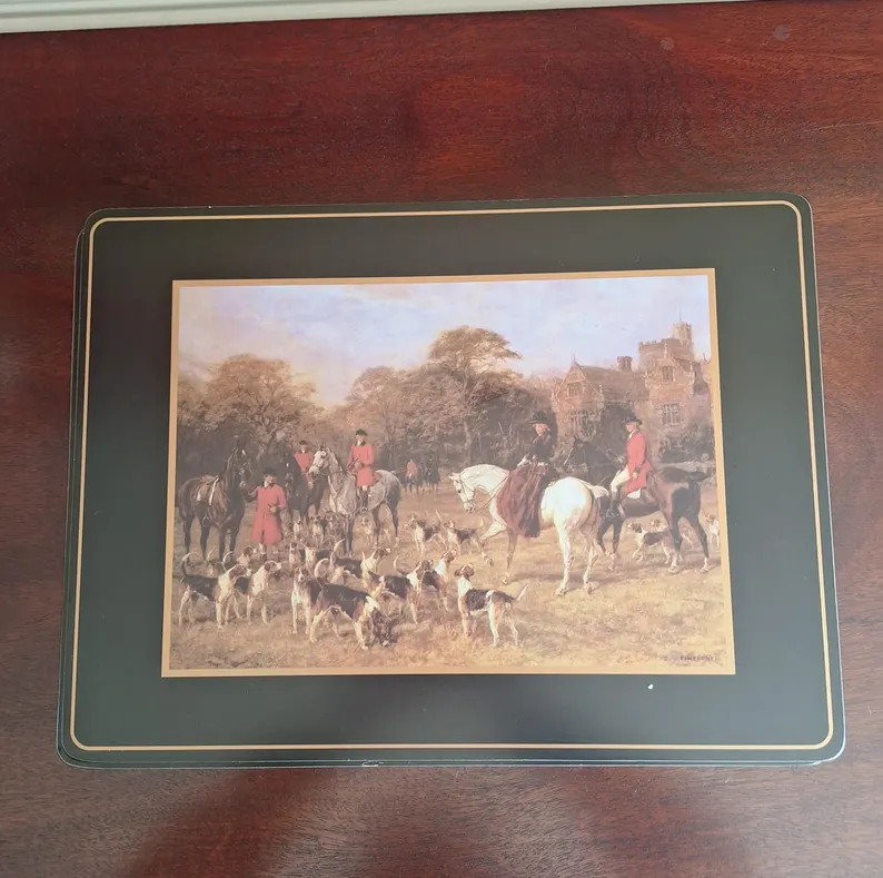 Equestrian Themed Pimpernel Placemats Set of Four - Etsy | Etsy (US)