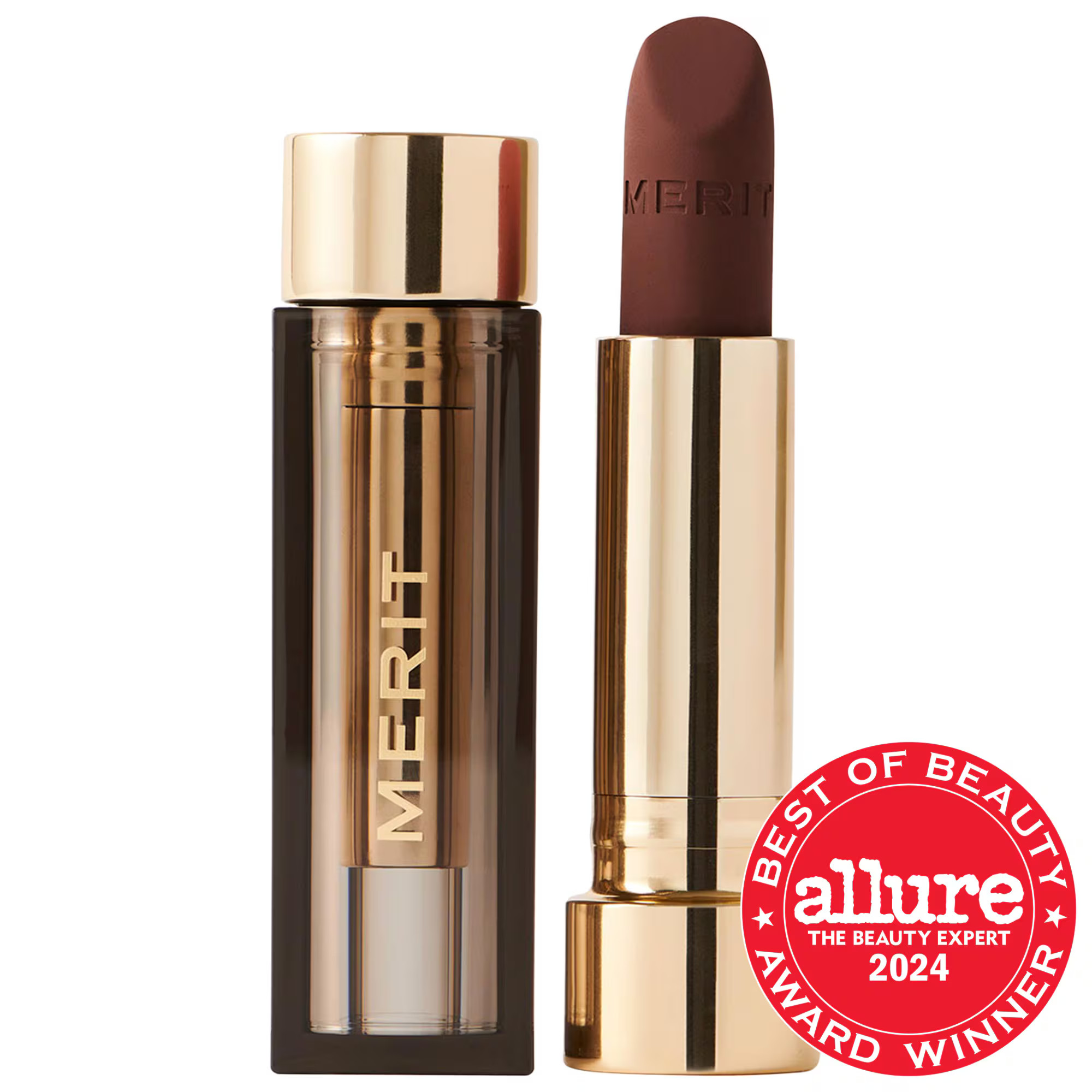MERIT Signature Lip Lightweight Lipstick Equestrian 0.10 oz | Sephora (US)