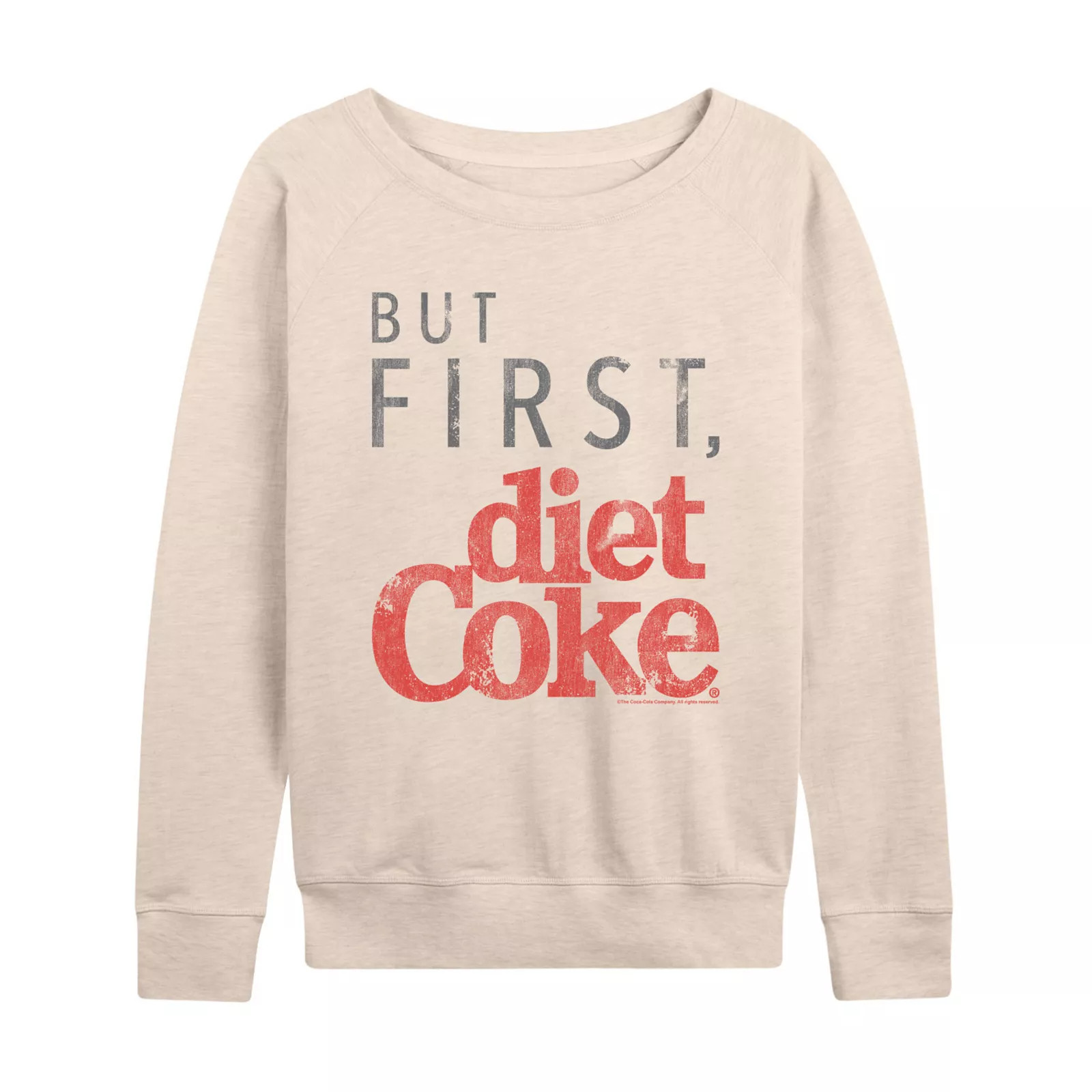 Women's Diet Coke French Terry Long Sleeve Tee | Kohl's