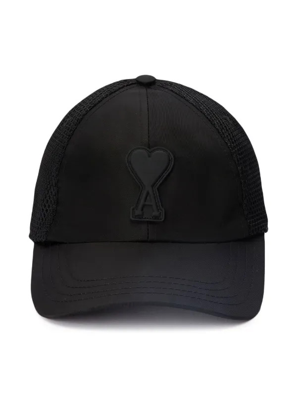 AMI Paris Ami De Coeur Motif Baseball Cap - Farfetch | Farfetch Global