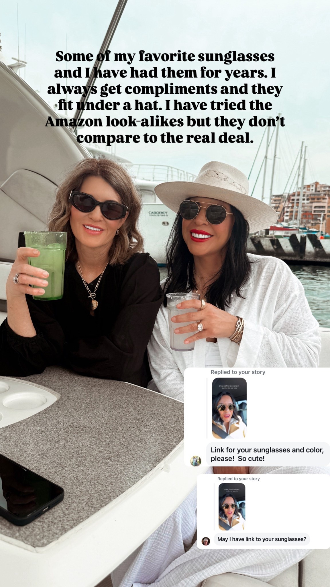 Some of my favorite sunglasses and they also fit under a hat! 

#LTKOver40 #LTKTravel