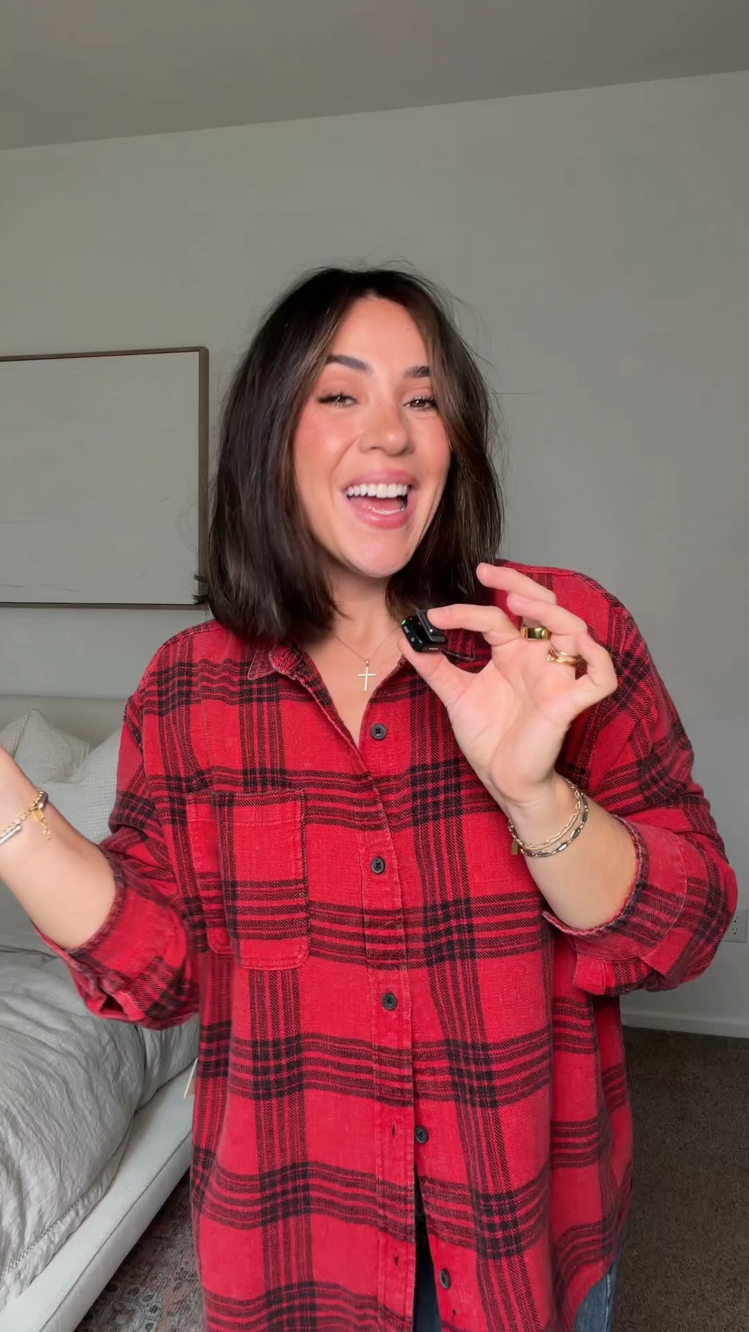 Easy fall outfit with the viral flannel and restocked jeans.