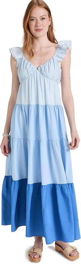 English Factory Women's Colorblock Maxi Dress | Amazon (US)