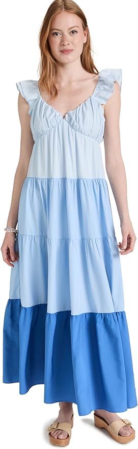 English Factory Women's Colorblock Maxi Dress | Amazon (US)