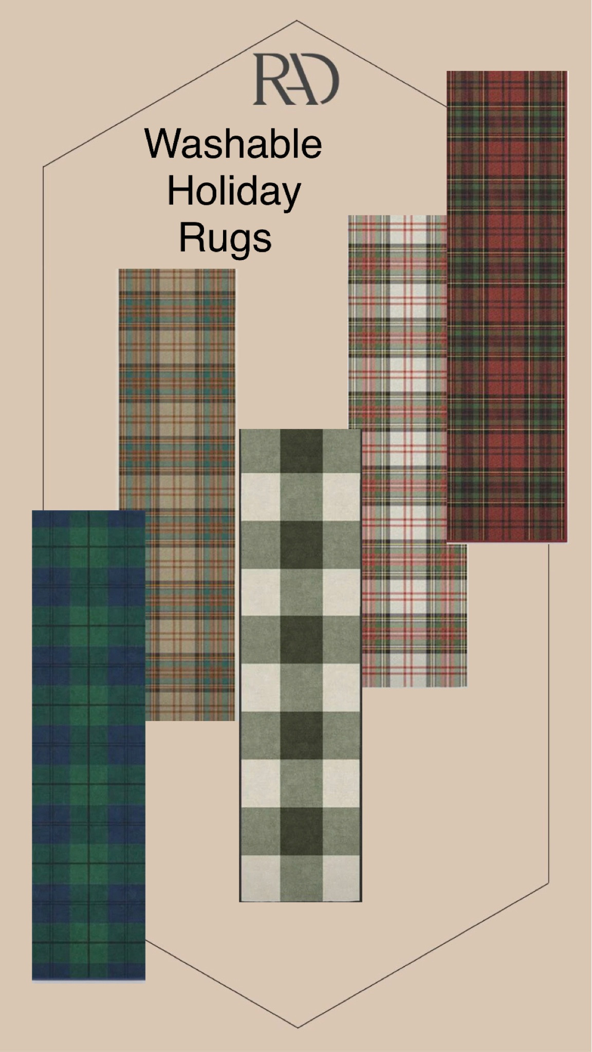 Washable rugs are all I’ll use in my kitchen and one of my favorite things to add during the holidays is a festive runner rug. Once you have the mat, just order the new rug styles and swap out. Free shipping 
Plaid styles in all sizes not just runners 

#LTKhome #LTKHoliday