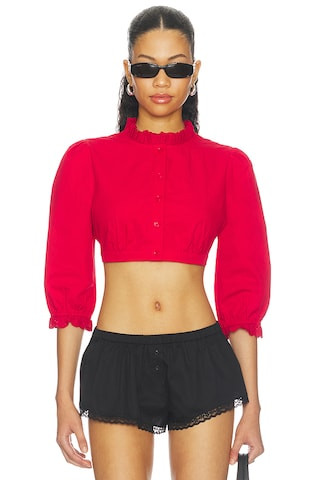 Totti Top in Red | Revolve Clothing (Global)
