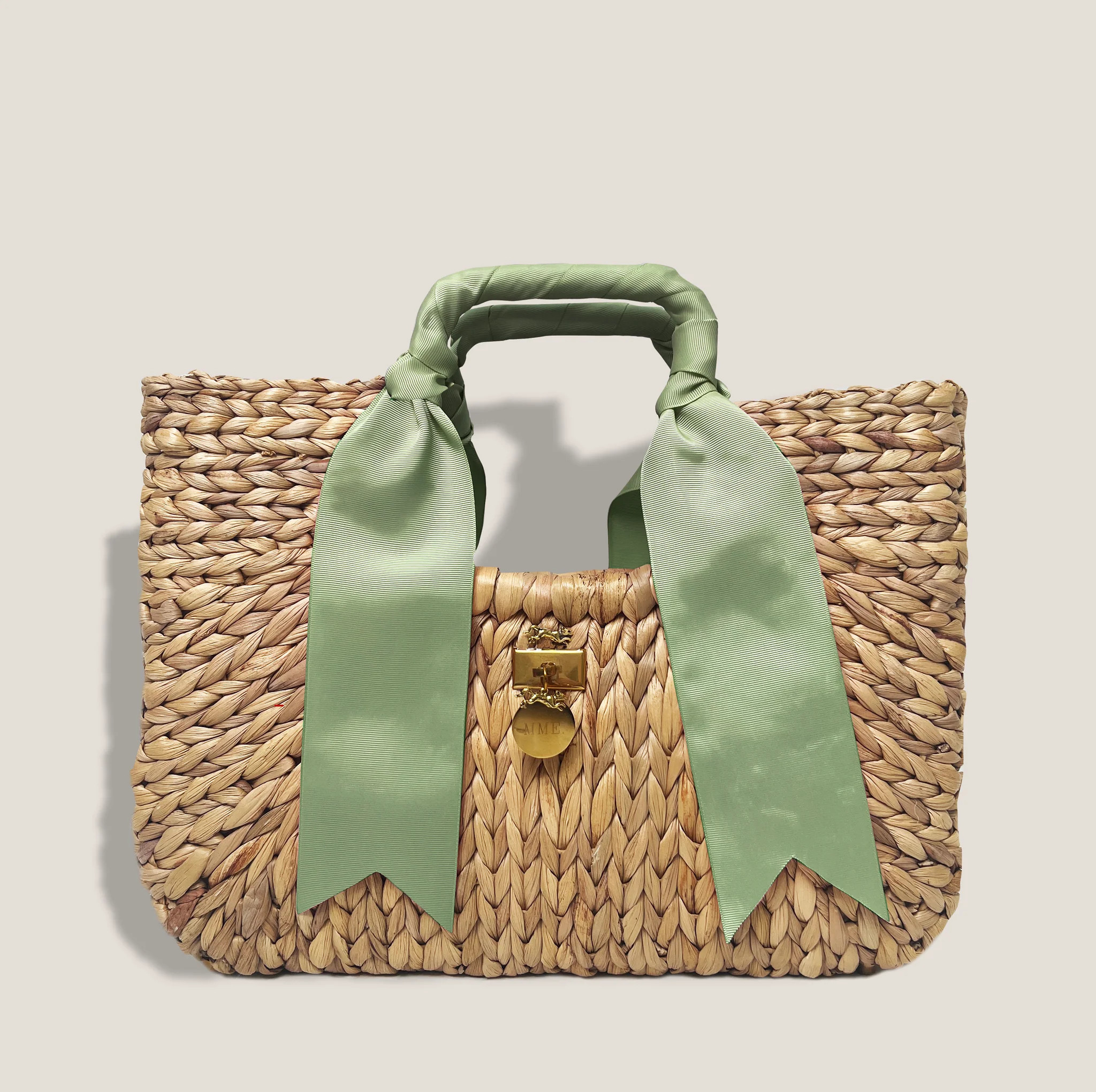 MME. FOREVER HOLIDAY BENTLEY TOTE -  FRENCH GREEN | MME.MINK
