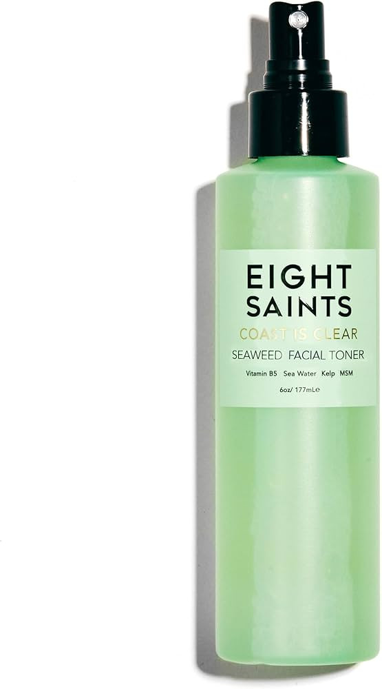 Eight Saints Coast is Clear Seaweed Anti Aging Face Toner, Natural and Organic Alcohol Free Witch... | Amazon (US)