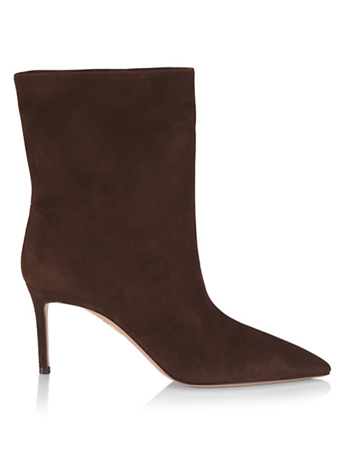 Matignon 75MM Suede Ankle Boots | Saks Fifth Avenue (CA)