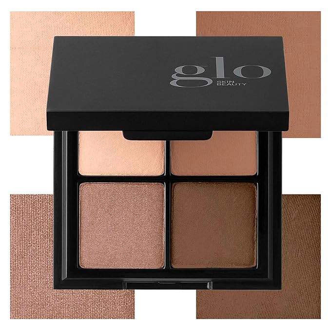 Glo Skin Beauty Eye Shadow Quad | Expertly Matched Shades for A Custom Eye Statement, (Cool Glow) | Amazon (US)