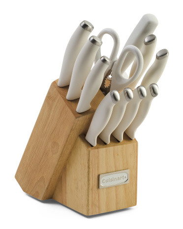 12pc Stainless Steel Color Pro Knife Block Set | Marshalls