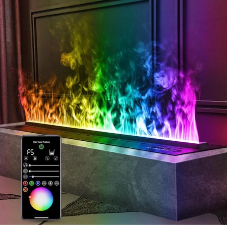 APP RGB 3D Electric Fireplace | Follow my shop for the latest trends

#LTKstyletip #LTKhome