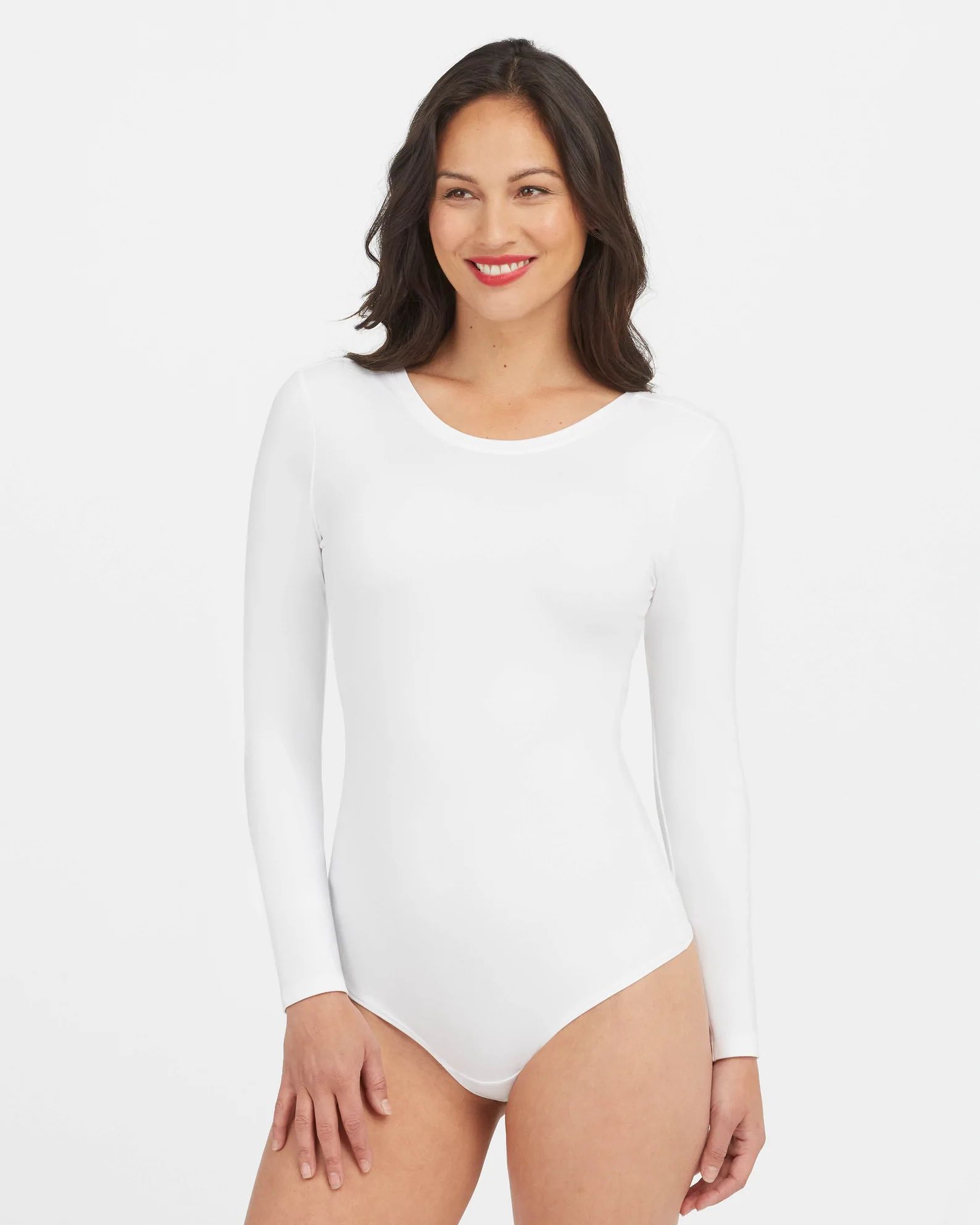 Suit Yourself Long Sleeve Scoop Neck Bodysuit | Spanx