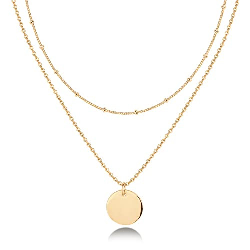 PAVOI 14K Gold Plated Layering Necklaces | Stylish Minimalist Design Pendant Necklaces | Butterfl... | Amazon (CA)