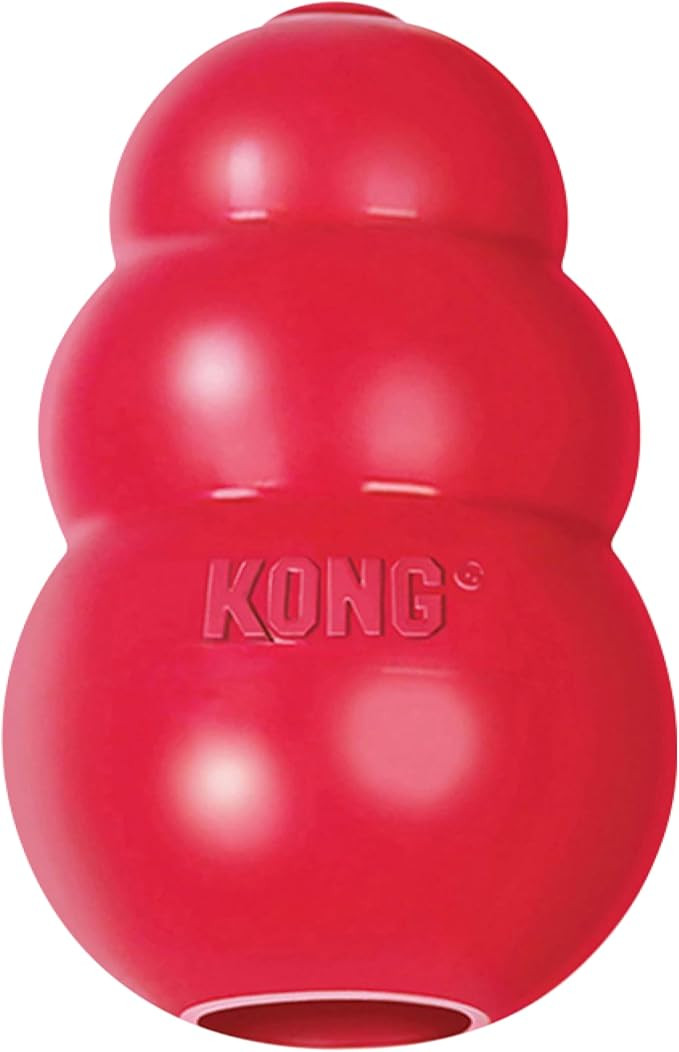 KONG Classic Stuffable Dog Toy - Fetch & Chew Toy for Dogs - Treat-Filling Capabilities & Erratic... | Amazon (US)