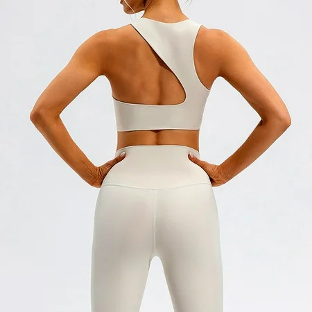 Women s Solid Color Inner Fit Plus Size Vest Yoga Sports Beauty Back Bra High Support Sports Bras for Women High Neck Sports Bra Athletic Wear Women Black M | Walmart (US)