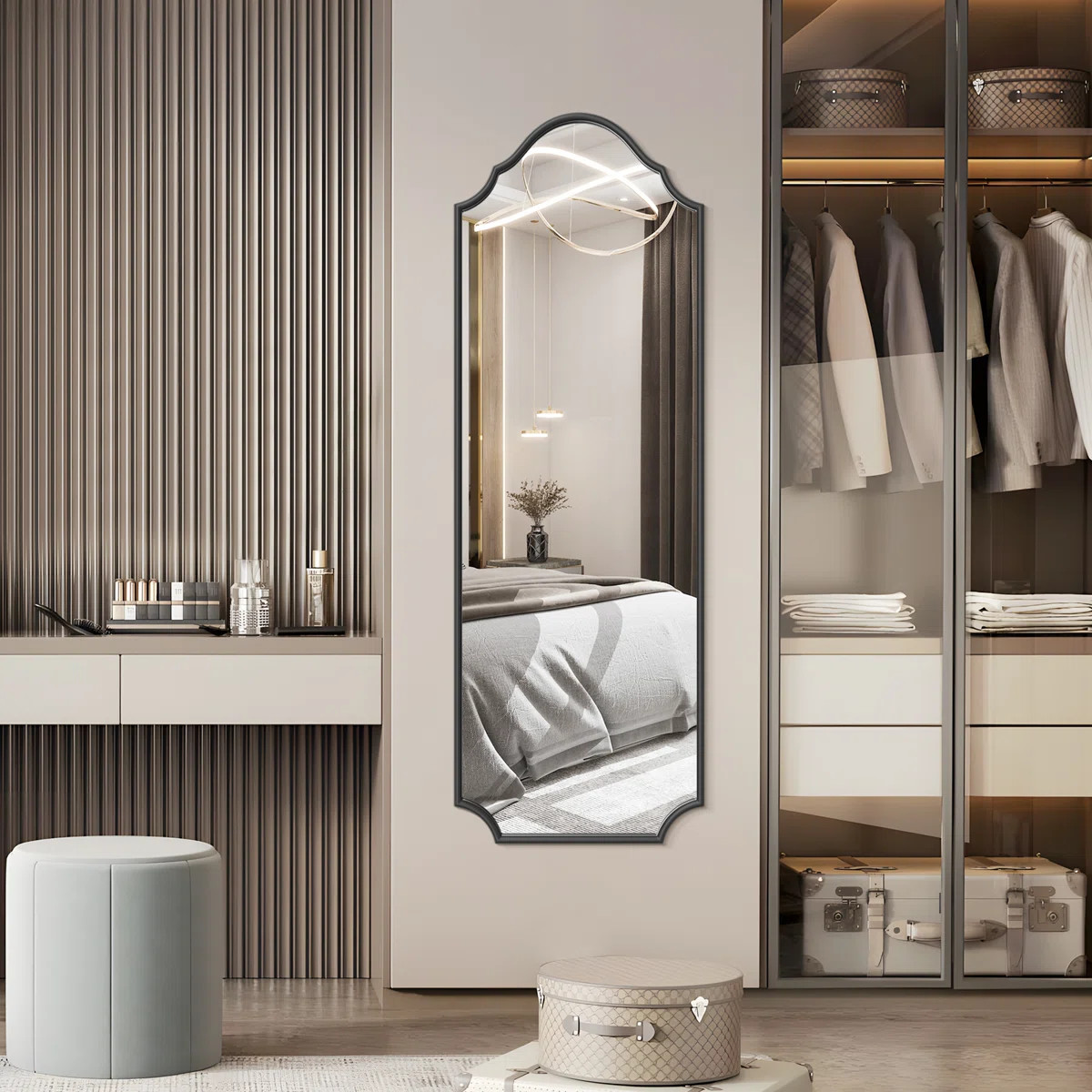 Lilith Metal Full Length Leaner Mirror | Wayfair North America