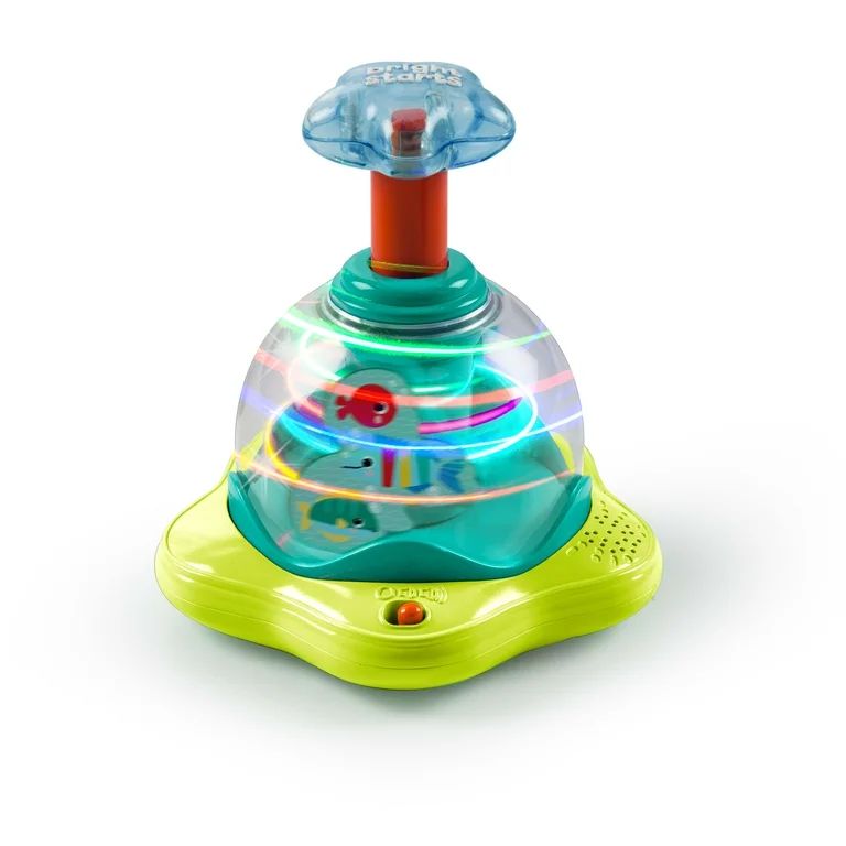 Bright Starts Press & Glow Spinner Baby Toy with Lights and Sounds, Ages 6 months + - Walmart.com | Walmart (US)