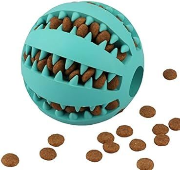 2Pack Dog Teething Toys Ball Nontoxic Durable Dog IQ Puzzle Chew Toys for Puppy Small Large Dog Teet | Amazon (US)