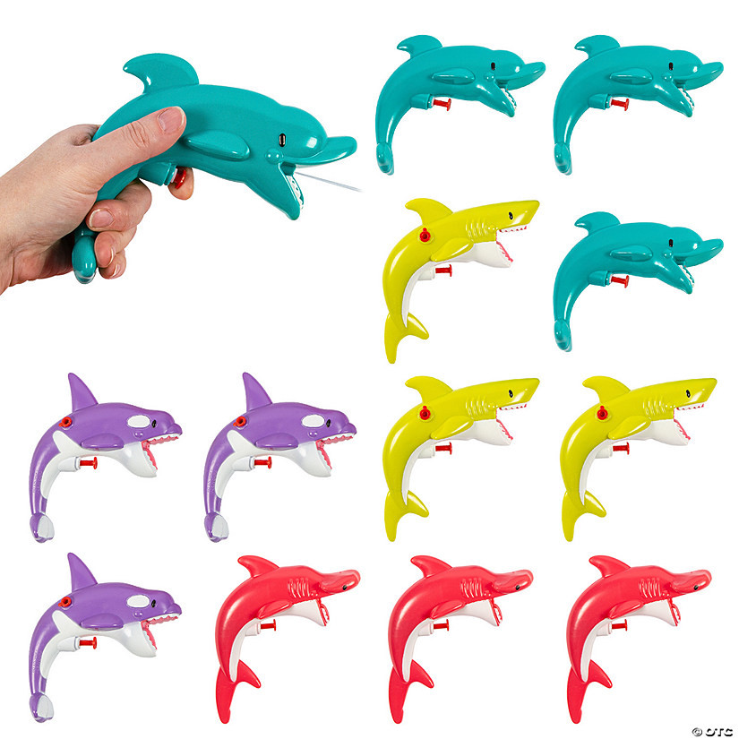 Sea Life Squirt Guns - 12 Pc. | Oriental Trading Company