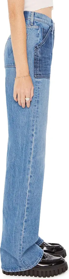 The Patch Maven High Waist Wide Leg Jeans | Nordstrom
