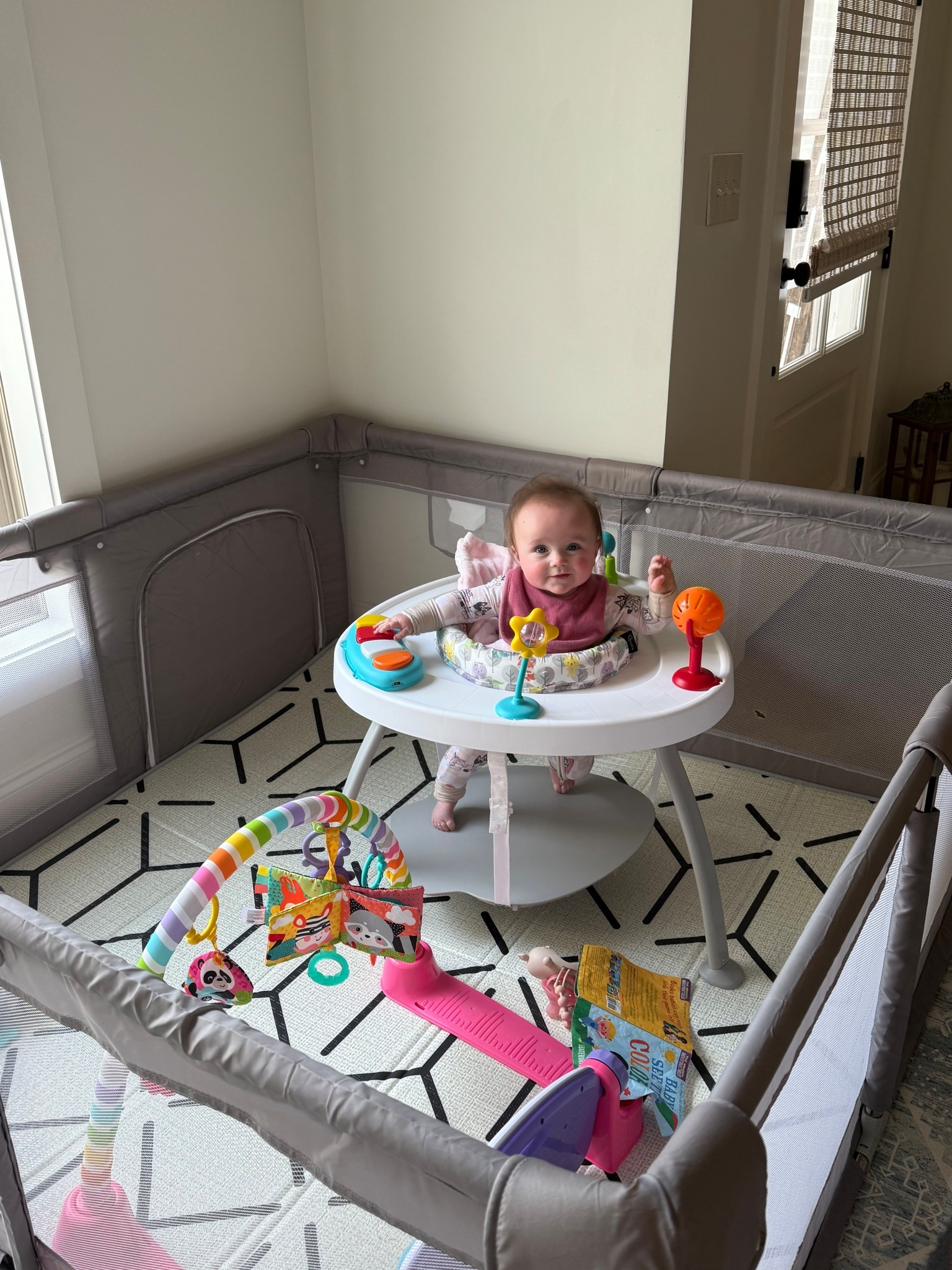 Toddler proofing the container seats while mama runs to the bathroom🤣😅 sahm life! 

#LTKFamily #LTKKids #LTKBaby