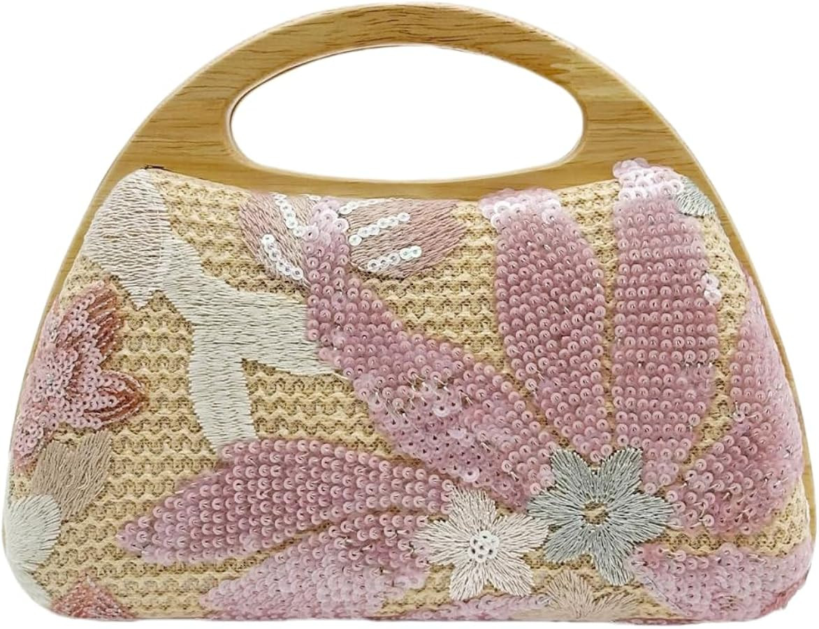 UMREN Straw Clutch Handbags Women Beach Crossbody Hand-woven Summer Purse Wallet Top handle Eveni... | Amazon (US)