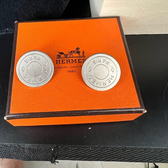 VINTAGE HERMES CLIP ON EARRINGS | Poshmark